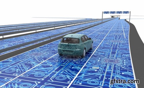 Asphalt road towards the town of the desert journey 25 HQ Jpeg