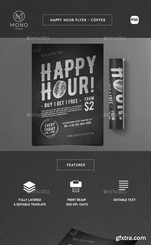 GraphicRiver - Coffee Shop Flyer Poster 16244630