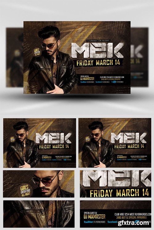 MEK Bar Flyer Template MEK Bar Flyer Template