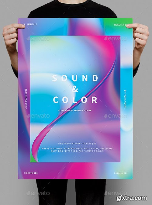 GR - Sound &amp; Color Poster / Flyer 19297563