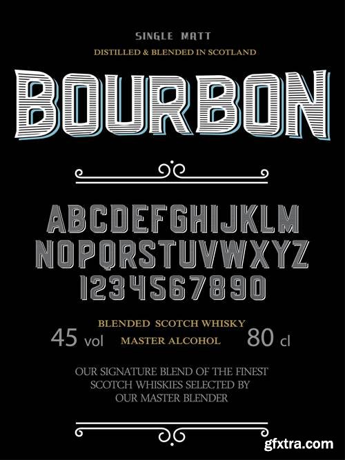 Alphabet Vector Fonts #8, 17xEPS