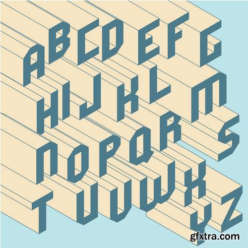 Alphabet Vector Font 8