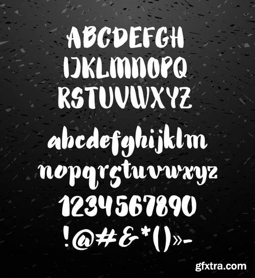 Alphabet Vector Fonts #8, 17xEPS