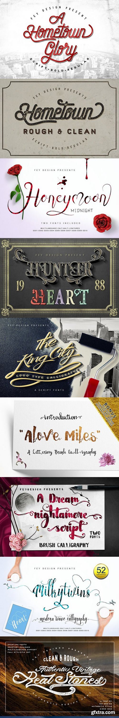 CM - All Font in Bundle 1213908