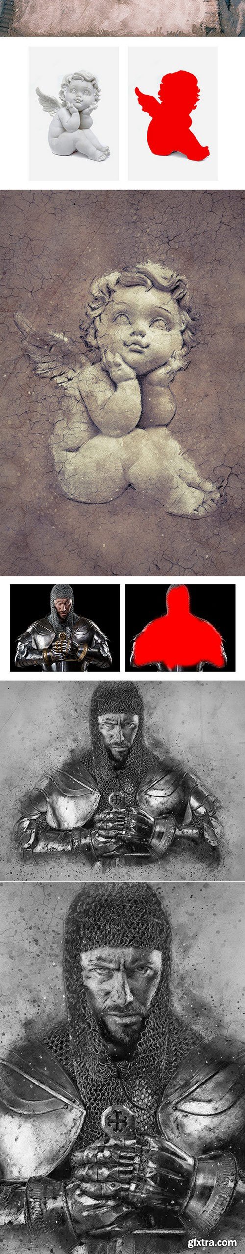 Graphicriver - Vintage Sketch Photoshop Action 19424879