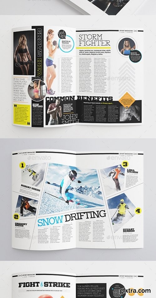 GraphicRiver - Sport Magazine 11761550