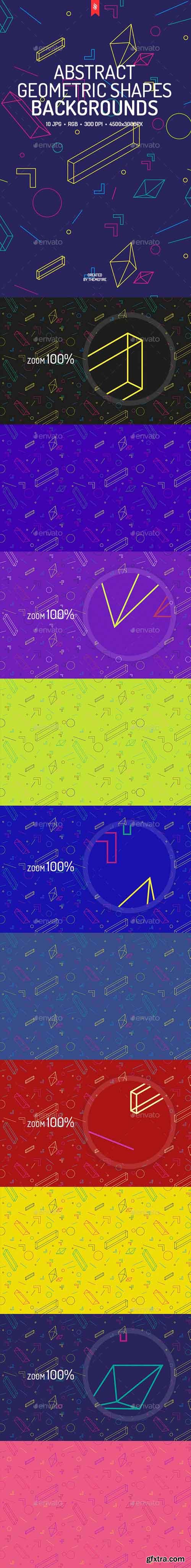 GR - Abstract Geometric Shapes Backgrounds 19404372 GR - Abstract Geometric Shapes Backgrounds 19404372