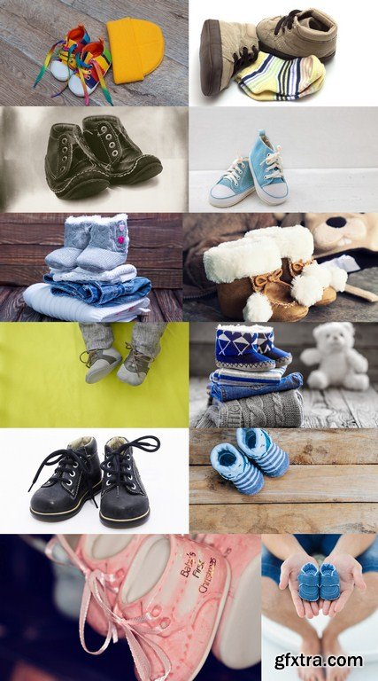 Baby First Shoes - 12 x JPEGs