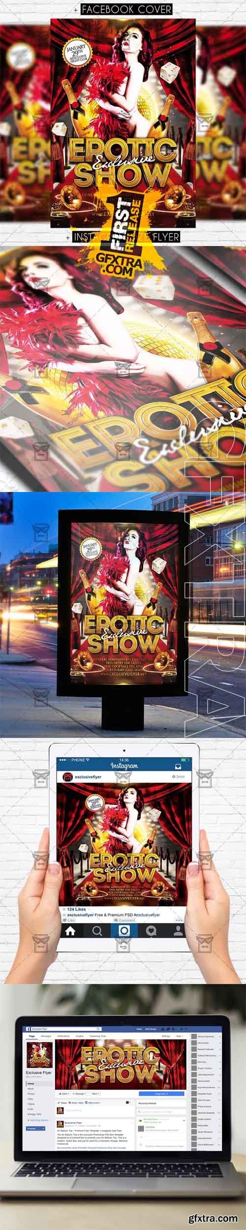 Exclusive Erotic Show - Premium Flyer Template Exclusive Erotic Show - Premium Flyer Template
