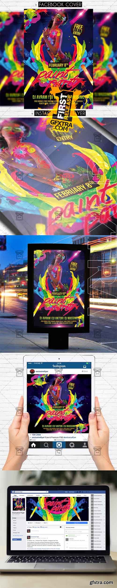 Paint Party - Premium Flyer Template