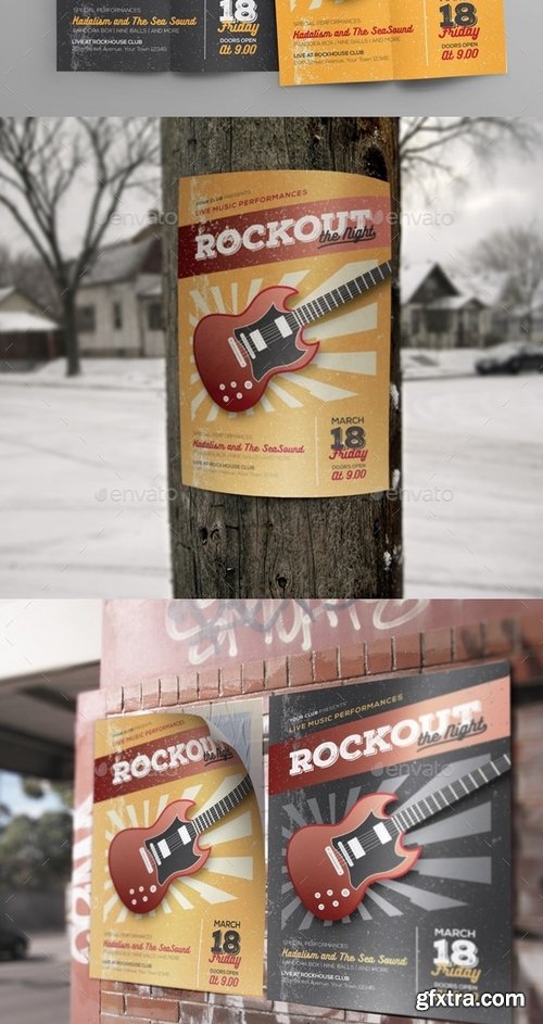 GraphicRiver - Rockout the Night Flyer Template 15700247
