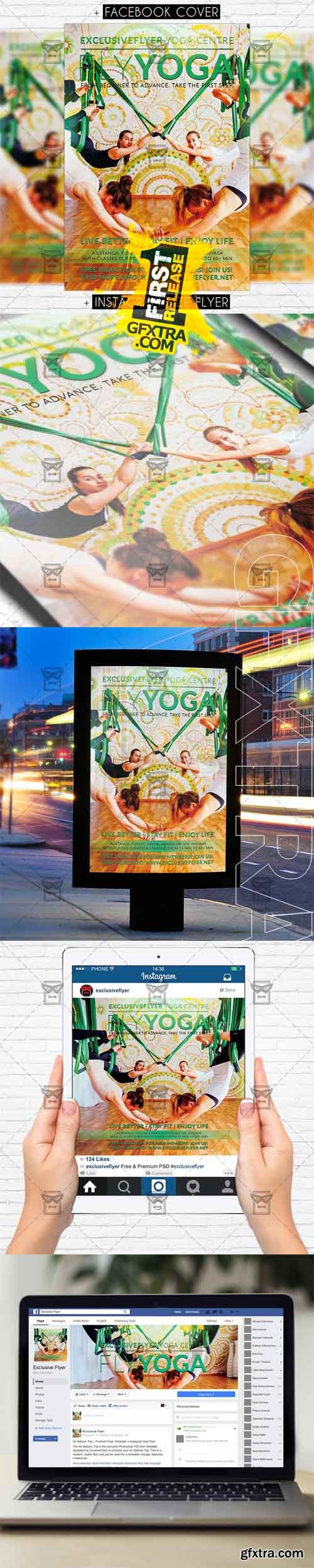 Fly Yoga - Premium Flyer Template