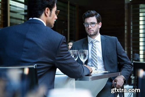 Collection of business lunch meeting businessman business negotiations 25 HQ Jpeg