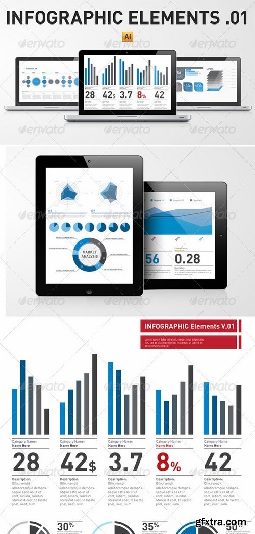 GraphicRiver - Infographic Elements Template Pack 01 1537817