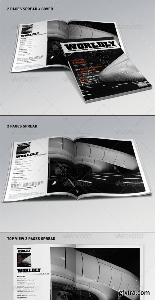 GraphicRiver - Realistic Magazine Mockups Bundle 6688175