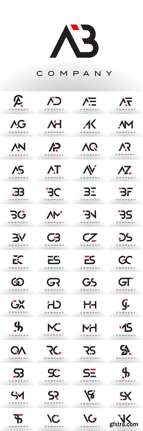 Vector Set - Logos. Letter Design Vector Set - Logos. Letter Design
