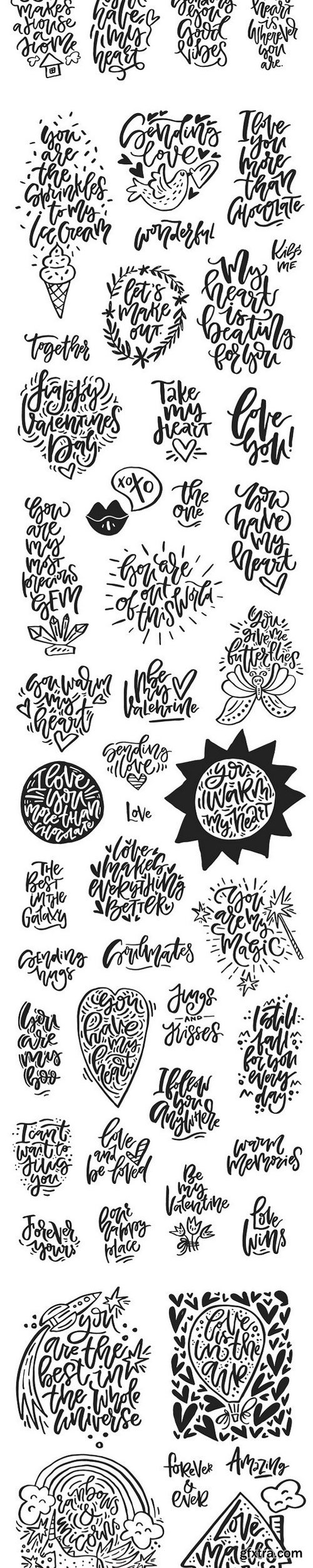 CM - Valentine's Day Lettering Pack 1222117