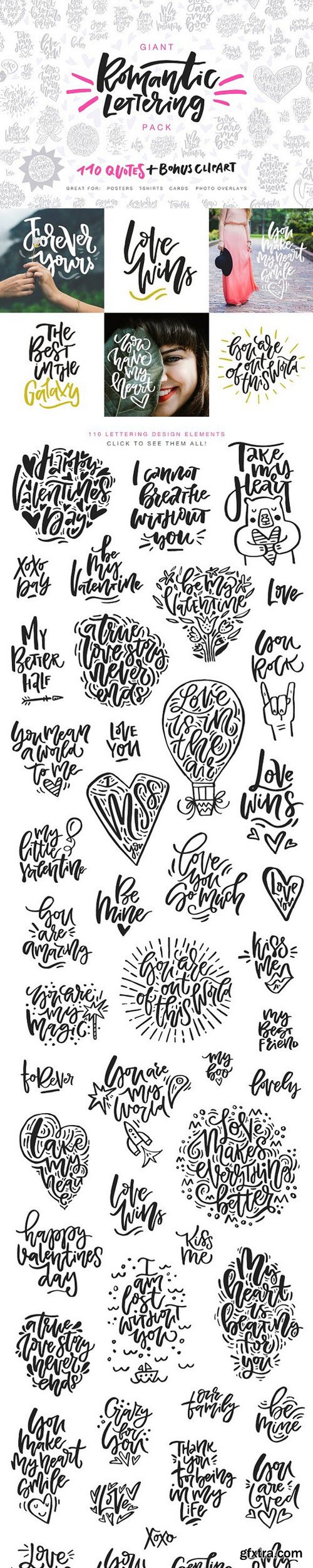 CM - Valentine's Day Lettering Pack 1222117