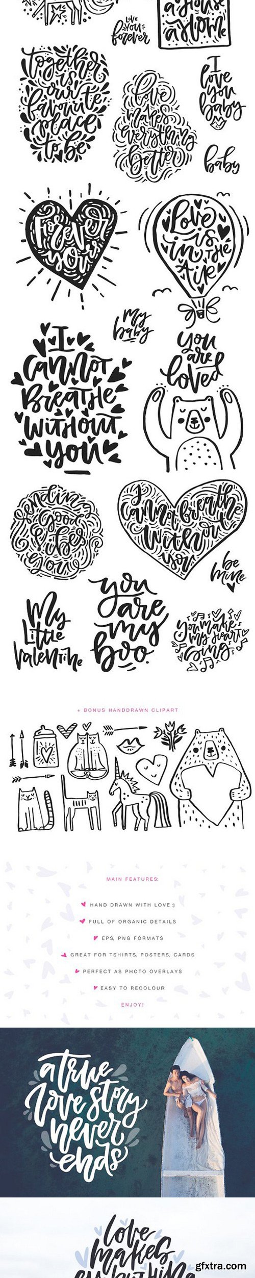 CM - Valentine's Day Lettering Pack 1222117
