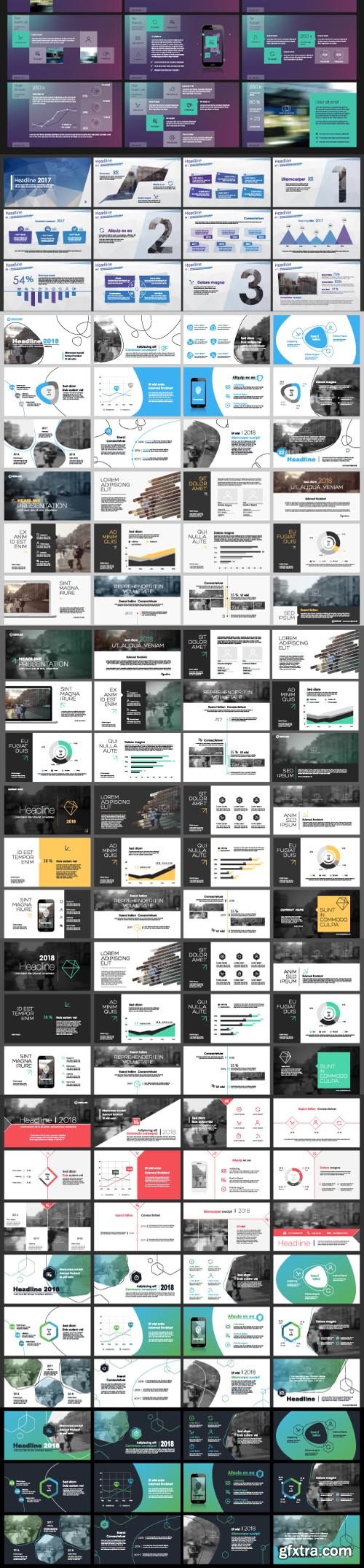 Business flyer brochure cover template vector 16