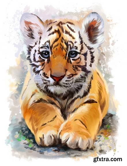 Animals Watercolor Painting