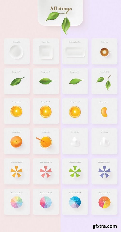 CM - Orange fruit &amp; juice scene generator 765093