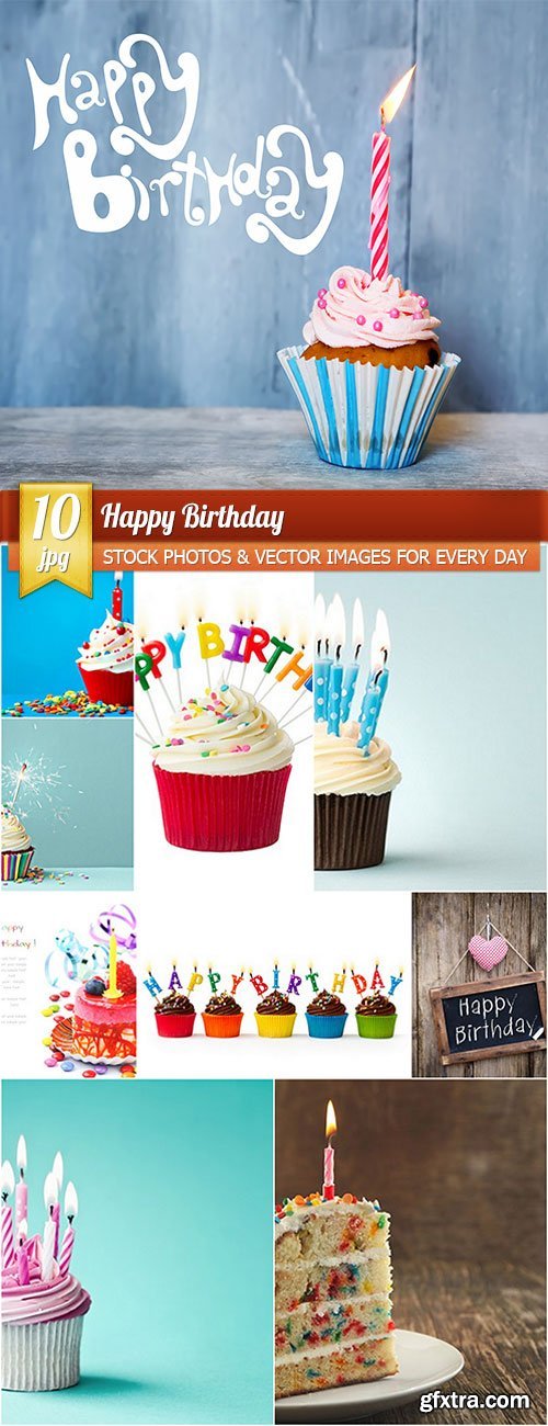 Happy Birthday, 10 x UHQ JPEG