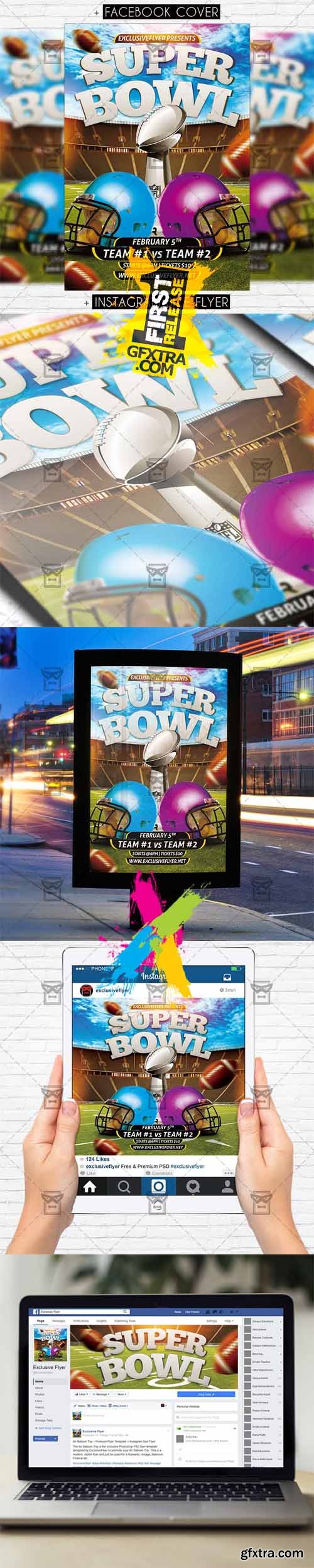 Super Bowl - Premium Flyer Template Super Bowl - Premium Flyer Template