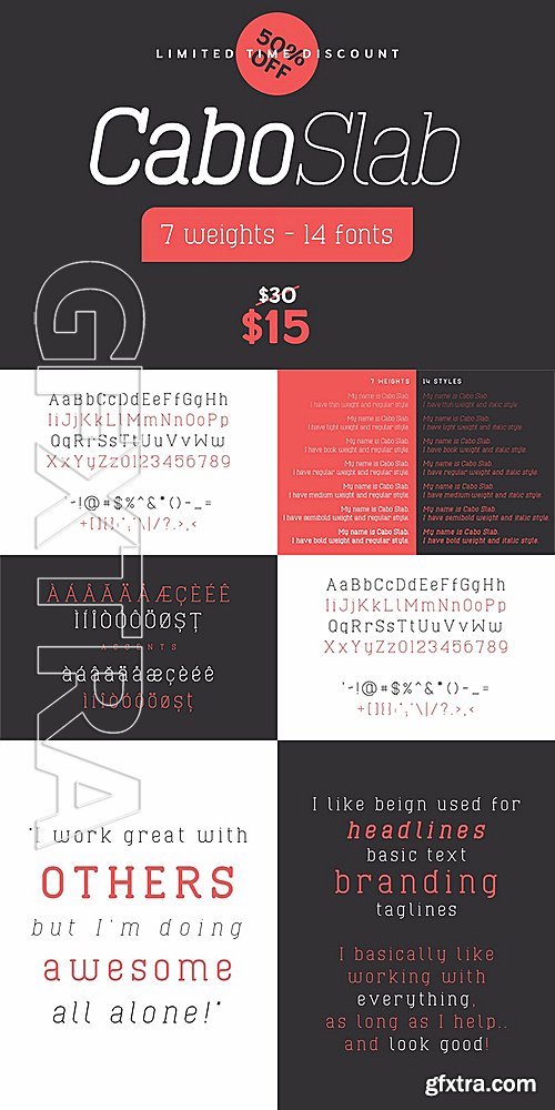 CM - Cabo Slab Font Family 1239253