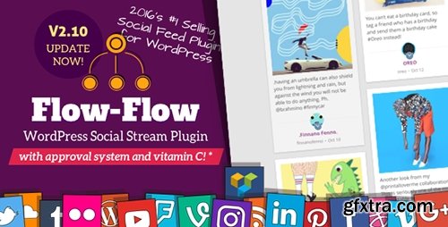 CodeCanyon Flow-Flow v3.0.1 - WordPress Social Stream Plugin 9319434
