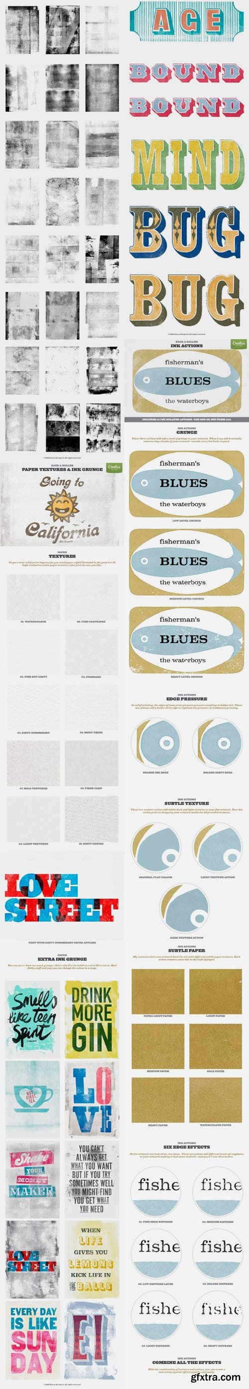 CM 1143931 - Rock & Roller Letterpress Photoshop