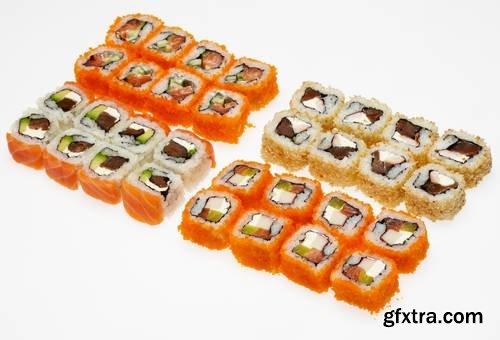 Roll Sushi on a Plate