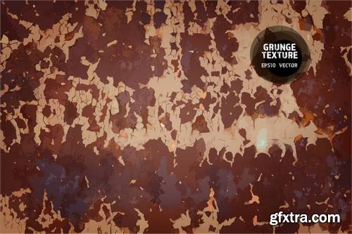 Vector Grunge Texture - Wood and Metal