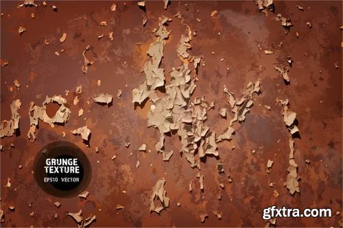 Vector Grunge Texture - Wood and Metal
