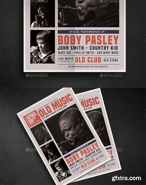 GraphicRiver - The Old Music FLyer 19372706