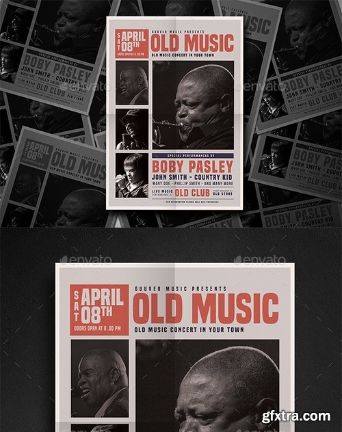 GraphicRiver - The Old Music FLyer 19372706