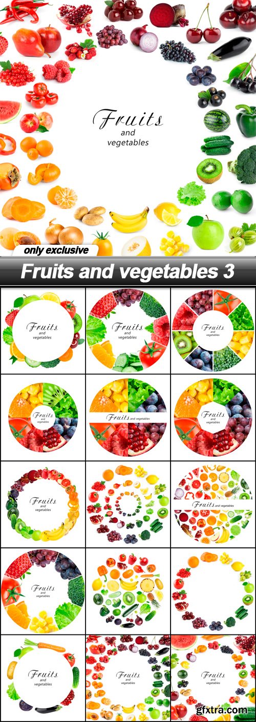 Fruits and vegetables 3 - 15 UHQ JPEG