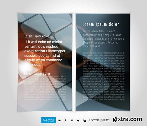 Collection of brochure cover template for advertising banner invitation flyer 25 EPS