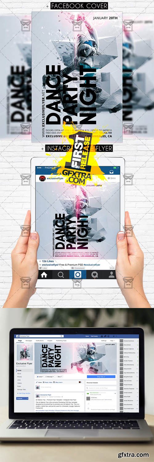 Dance Party - Premium Flyer Template