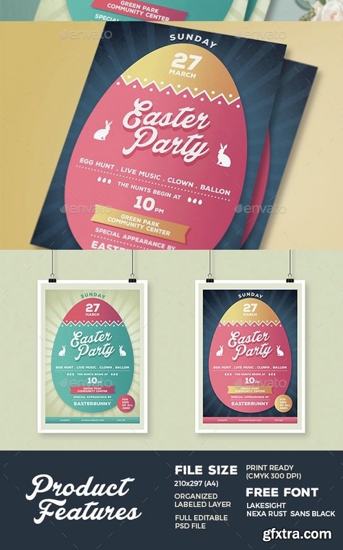 GraphicRiver - Easter Party Flyer Poster 15093734