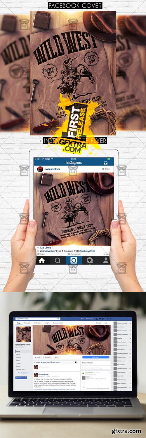 Wild West - Premium Flyer Template Wild West - Premium Flyer Template