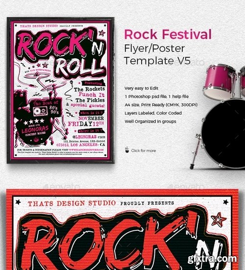 GraphicRiver - Rock Festival Flyer Template V5 15638226