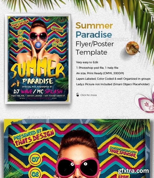 GraphicRiver - Summer Paradise Flyer Template 15953769