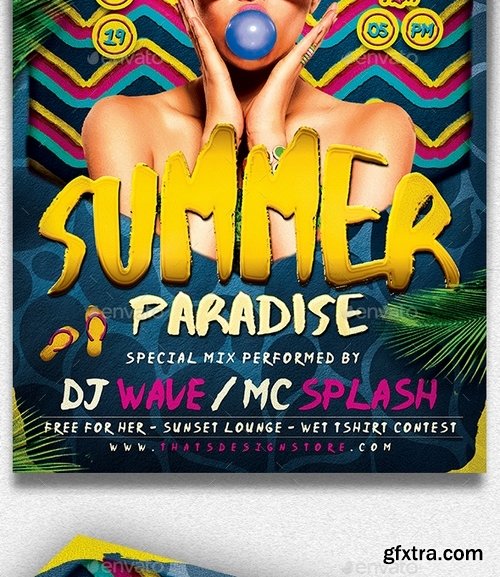 GraphicRiver - Summer Paradise Flyer Template 15953769