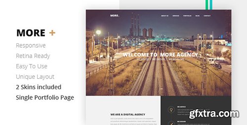 ThemeForest - MORE Creative One Page Template (Update: 12 April 14) - 7303562
