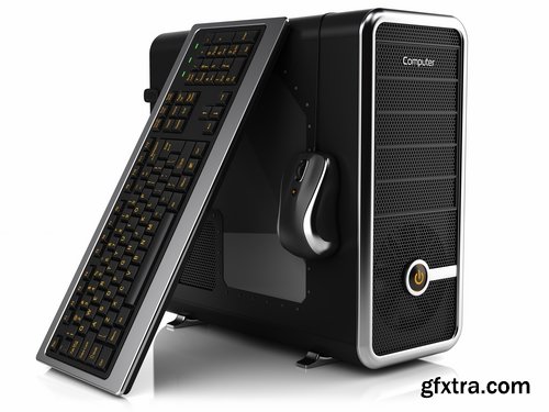 Collection of computer case Hardware spare tech microchip technology office 25 HQ Jpeg