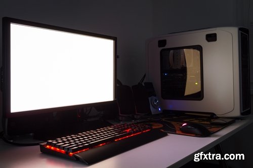 Collection of computer case Hardware spare tech microchip technology office 25 HQ Jpeg