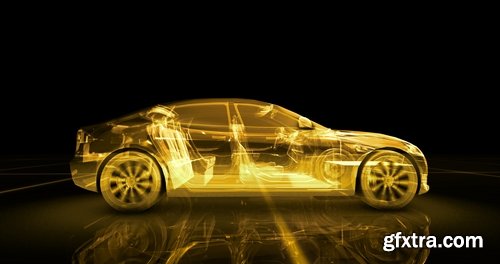 Collection of 3D sports car speed car pattern graphic model 25 HQ Jpeg