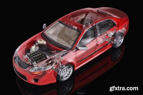 Collection of 3D sports car speed car pattern graphic model 25 HQ Jpeg