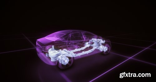 Collection of 3D sports car speed car pattern graphic model 25 HQ Jpeg